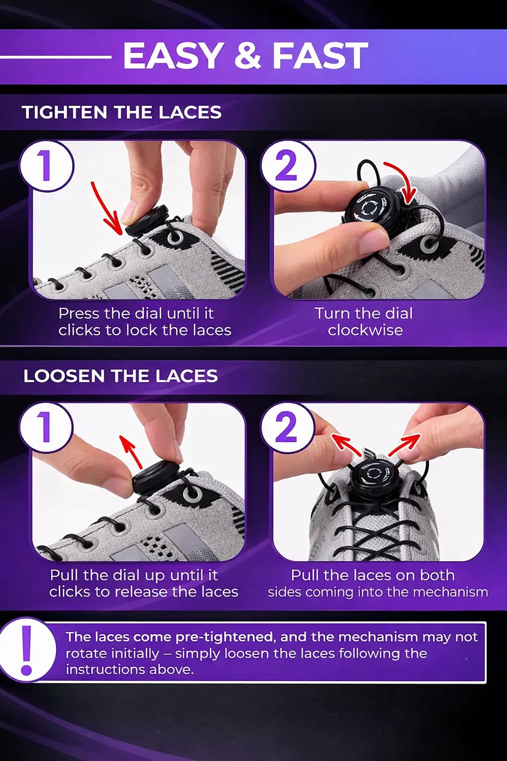Never Tie Your Laces Again