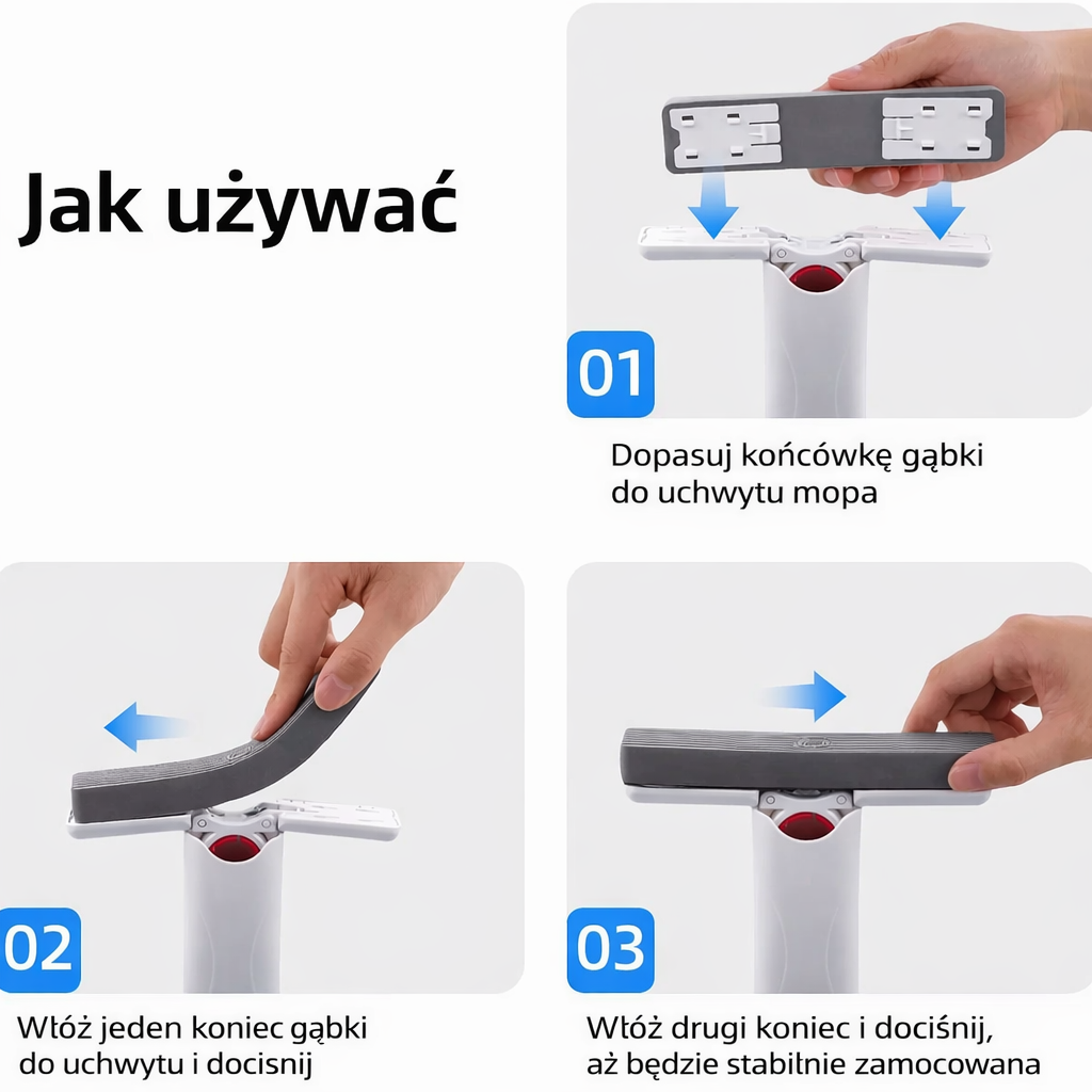 Kompaktowy mop do szybkiego sprzątania